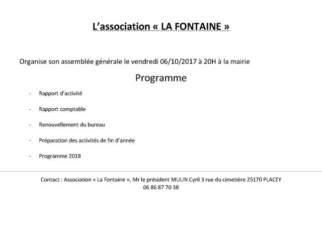 AG la fontaine 2017