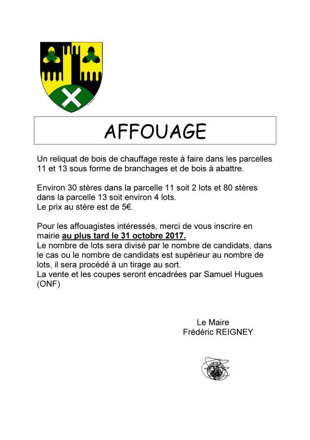 Affouage 2017