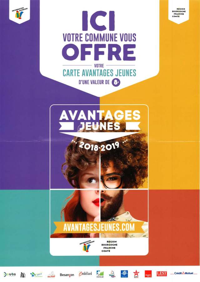 AFFICHE CARTE AVANTAGE JEUNES