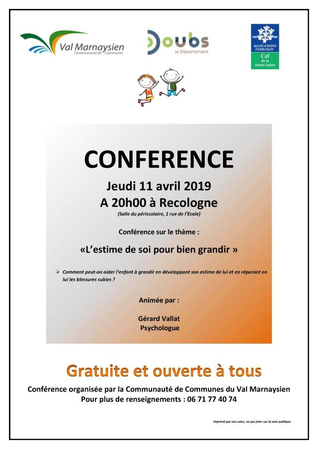 Affiche conférence avril 2019