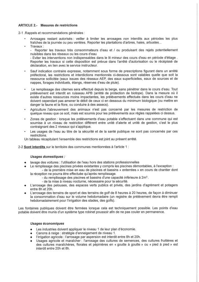Arrêté Niveau 1 alerte sécheresse_Page_2